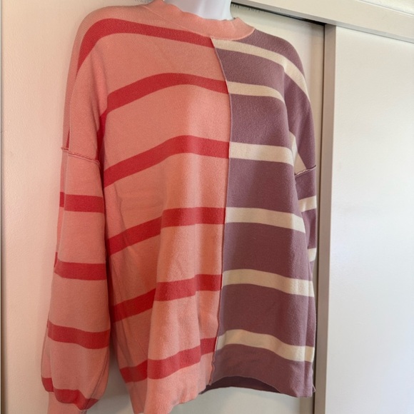 Colorblock Striped Sweater, EUC - Picture 3 of 6